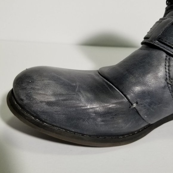 Women's Gray Ankle Boots - Picture 4 of 13